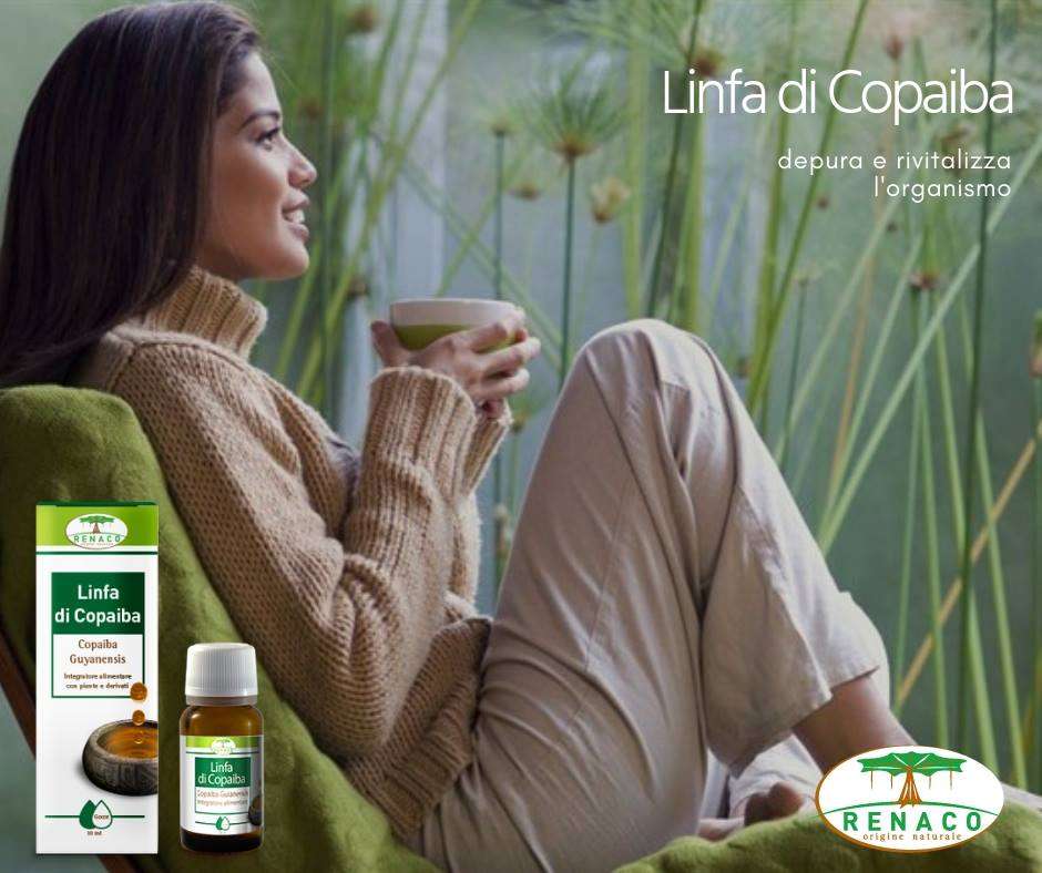 Linfa di copaiba dalla foresta amazzonica