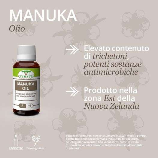 Olio Essenziale di Manuka: potente contro candida e batteri