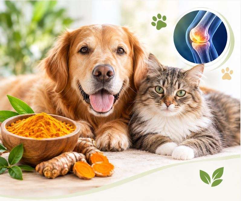 Curcuma e cani: benefici e proprietà